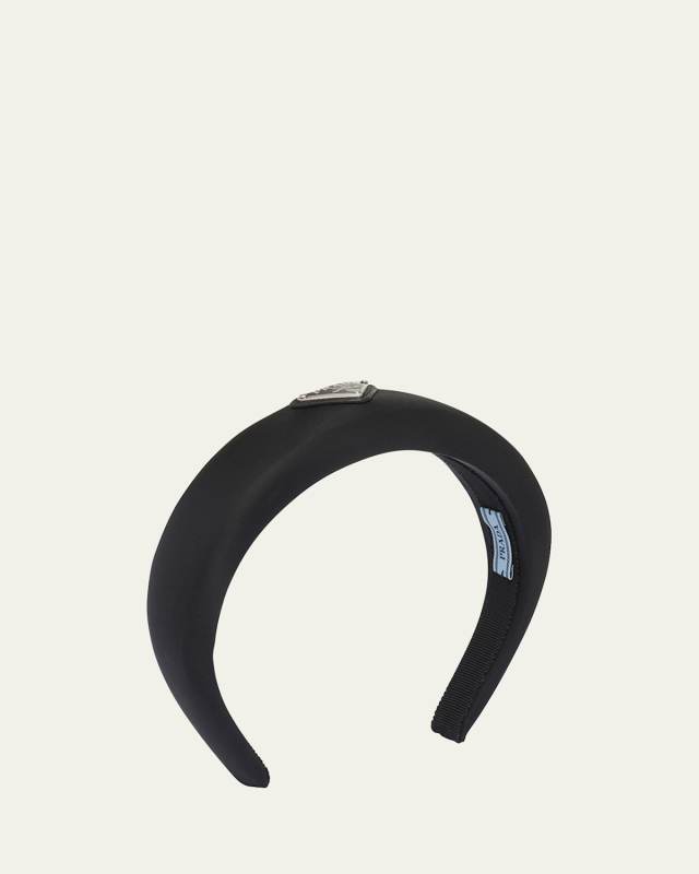 Triangle Logo Padded Nylon Headband